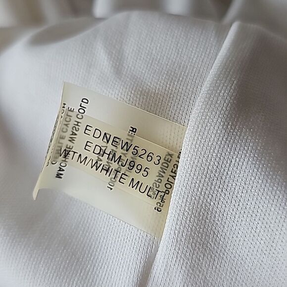 Ellen Tracy NWT Short Sleeve Fit and Flare Wrap Dress Multicolor Size 12 - Picture 12 of 13